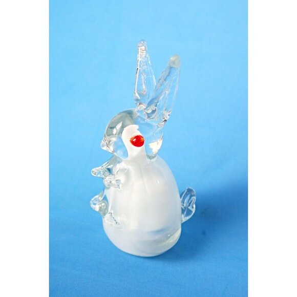 Vintage Art Glass Bunny Rabbit - Picture 2 of 5